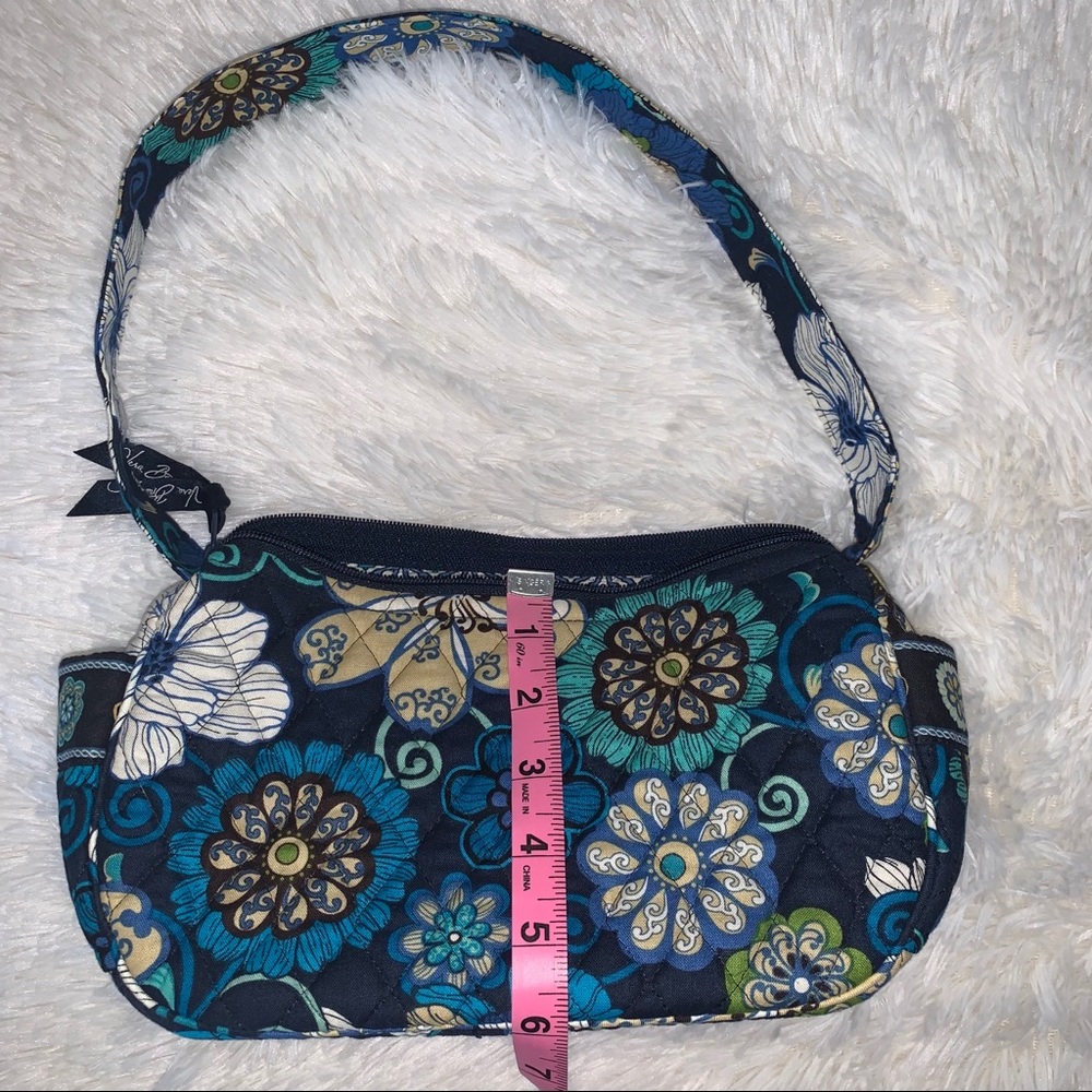 Vera Bradley Small Blue Floral Purse - Picture 5 of 6